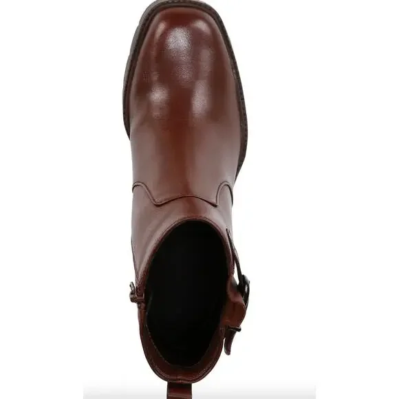 Naturalizer Wilde Leather Buckle Lug Sole Waterproof Boots | Sz 9, Brown NEW - Picture 5 of 7